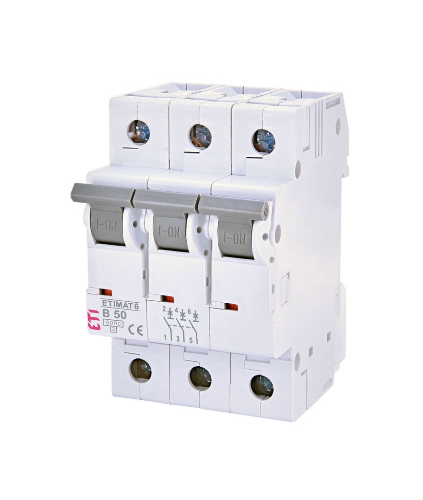 Alfa Electric Автоматски осигурач 3П B 50A 6kA