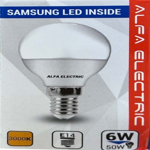 Alfa Electric ЛЕД сијалица E14 P45 6W 3000K мало топче Samsung
