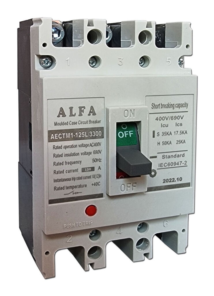 Alfa Electric Ин AC склопка 3P 100A ALFA AECTM1
