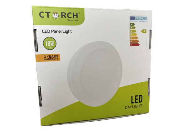 Alfa Electric ЛЕД панел надграден кружен 18W 6500K ЦТОРЧ