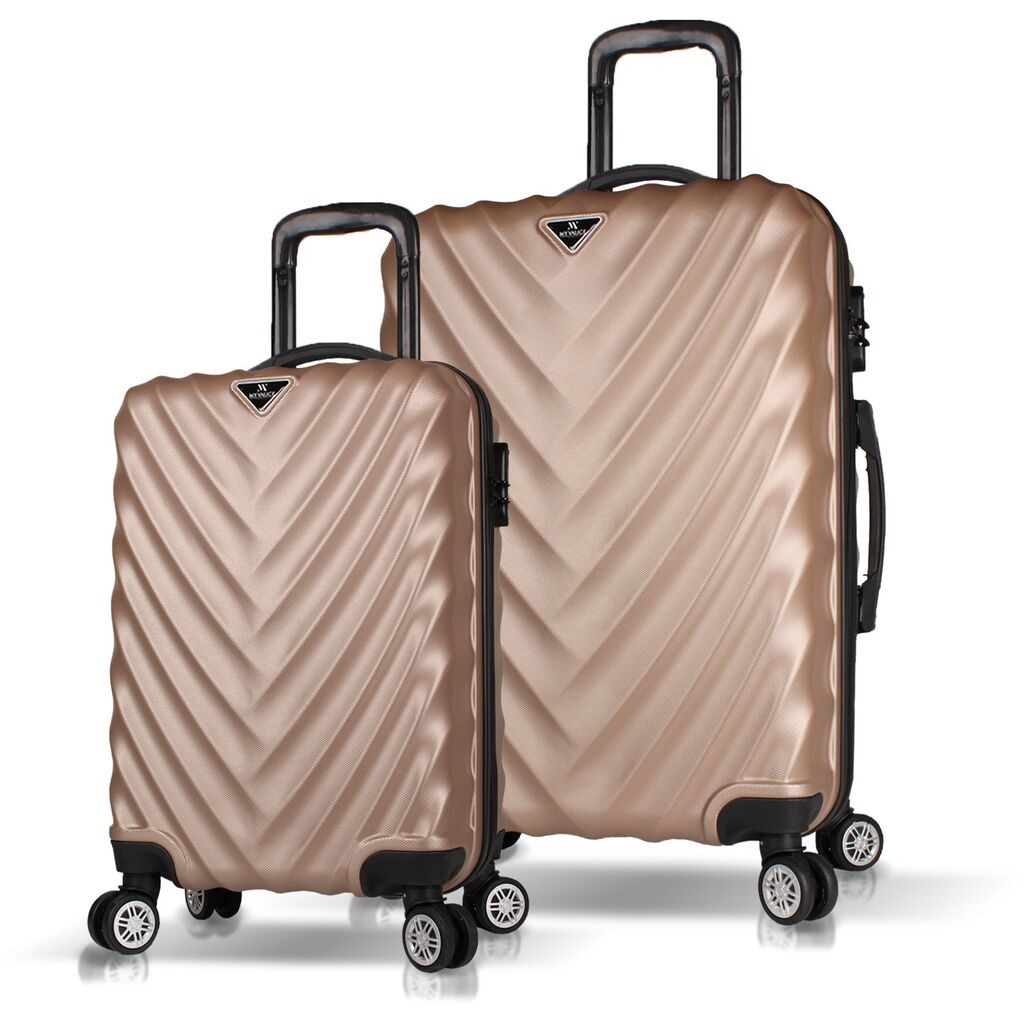 Комплет куфери MyValice 6678, 2 дела, златна боја