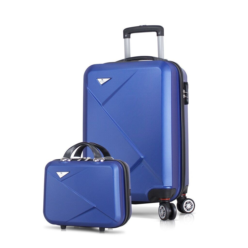 Комплет куфери MyValice 1376, 2 дела, сина