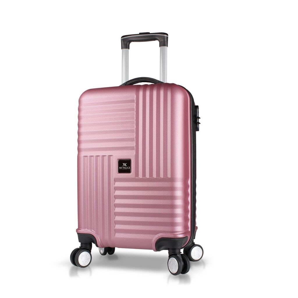 Патнички куфер MyValice 8517, розово злато