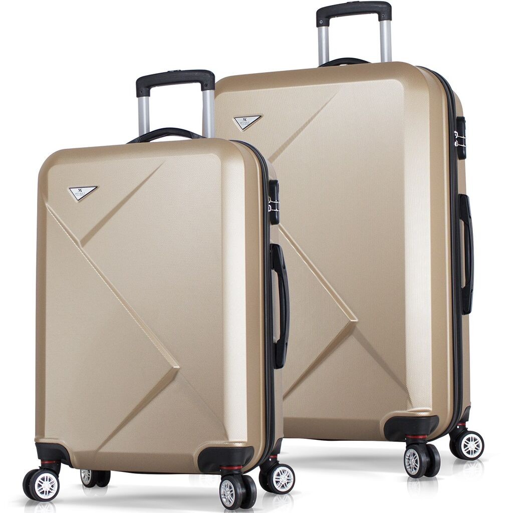 Комплет куфери MyValice 7001, 2 дела, златна боја