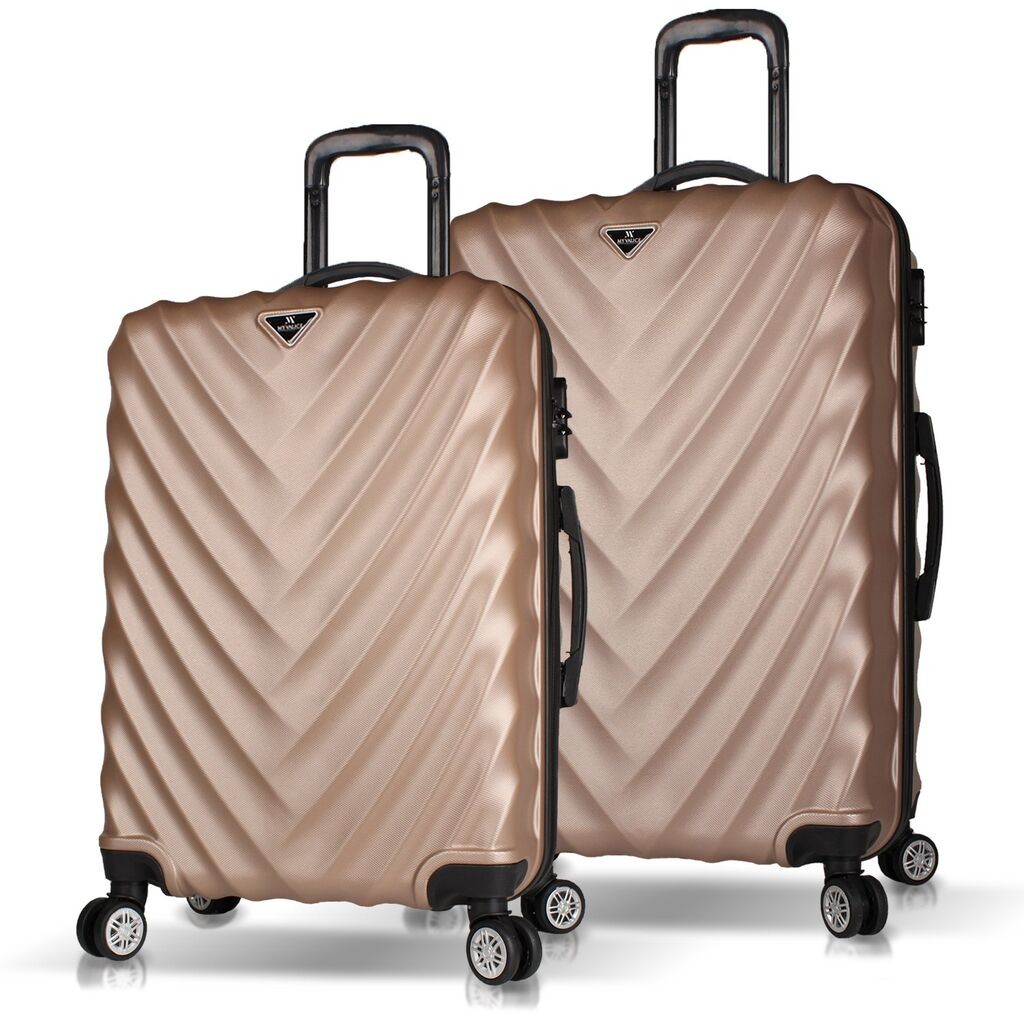 Комплет куфери MyValice 6838, 2 дела, златна боја