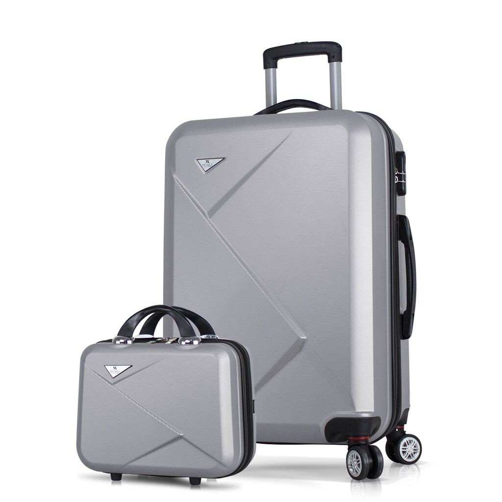 Комплет куфери MyValice 4988, 2 дела, сив