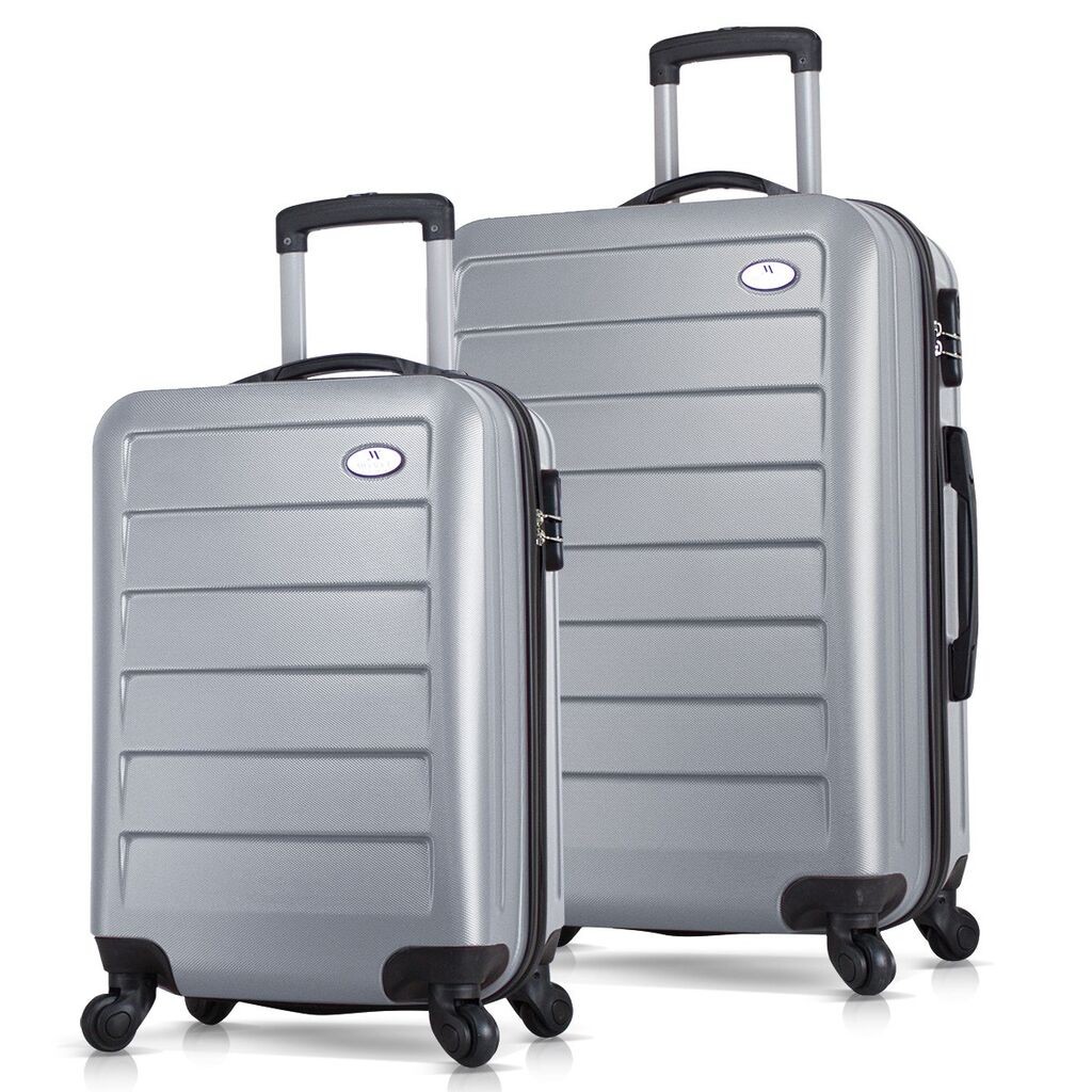 Комплет куфери MyValice 4773, 2 дела, сив