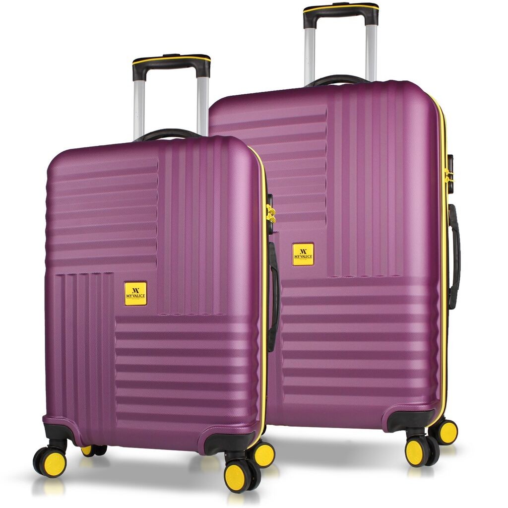 Комплет куфери MyValice 8432, 2 дела, Бордо