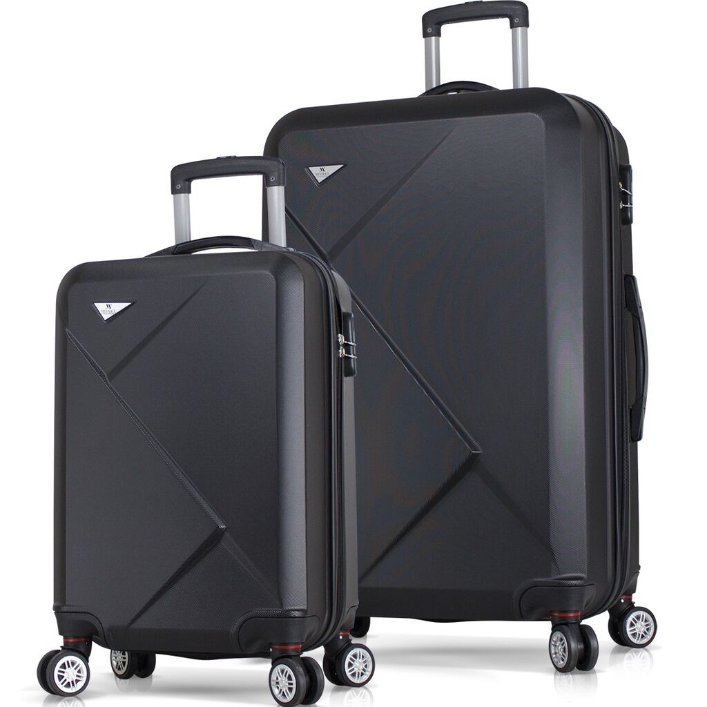 Комплет куфери MyValice 8022, 2 дела, црна