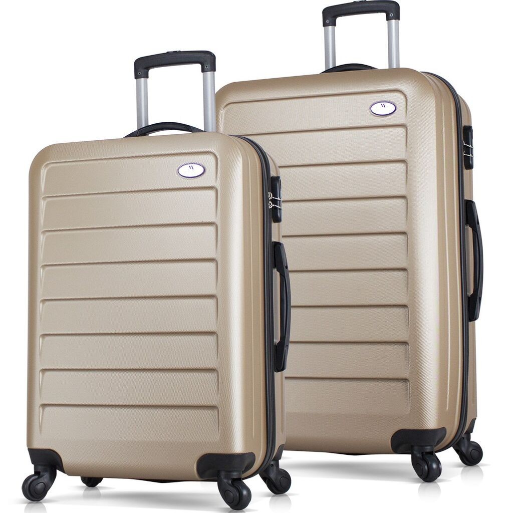 Комплет куфери MyValice 6516, 2 дела, златна боја