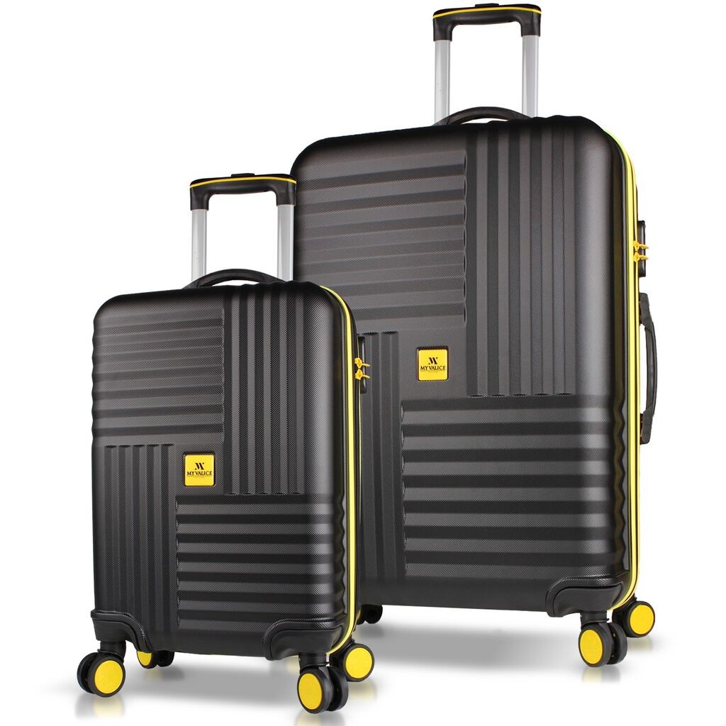 Комплет куфери MyValice 8289, 2 дела, црна