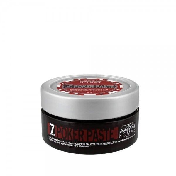 L`Oreal Professionnel Homme Poker Паста за обликување на коса за мажи 75мл