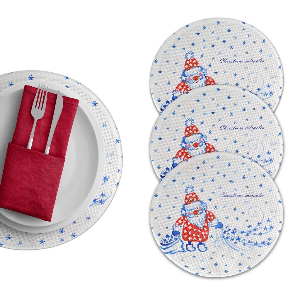 Подлога за маса Hermia 2405 Supla, 4 парчиња, шарени