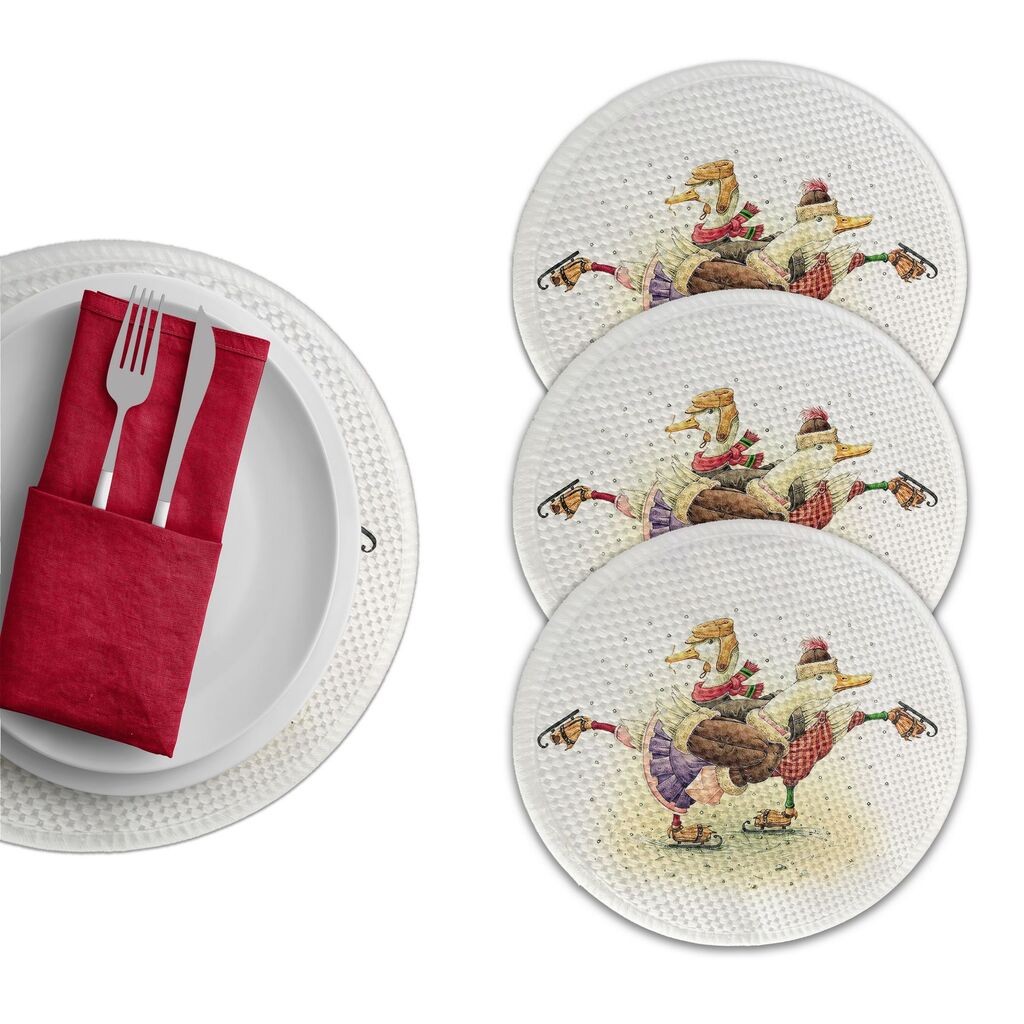 Подлога за маса Hermia 3488 Supla, 4 парчиња, шарени