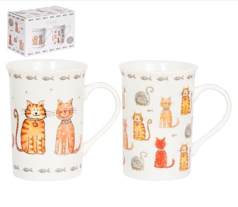 Лесер Шоља Керамичка, Сет Од Две Faithful Friends Cat