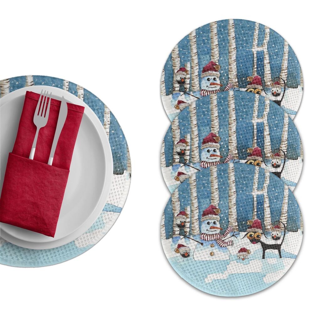 Подлога за маса Hermia 3075 Supla, 4 парчиња, шарени