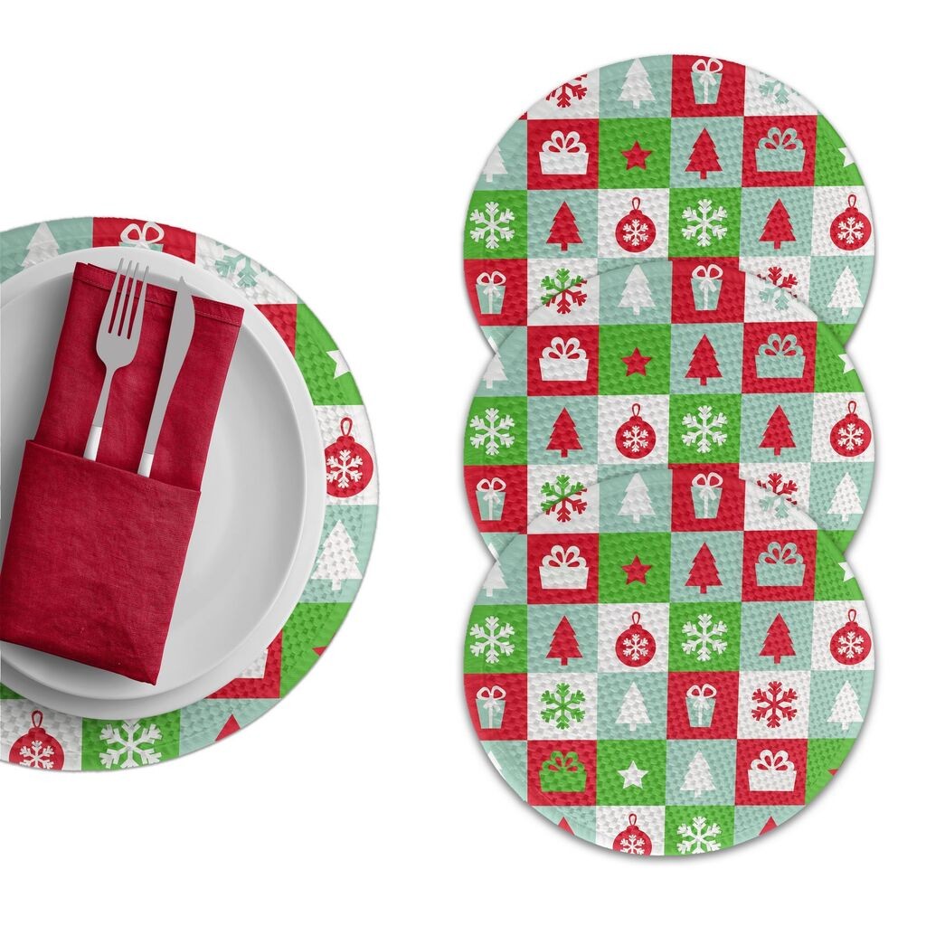 Подлога за маса Hermia 3150Supla, 4 парчиња, шарени