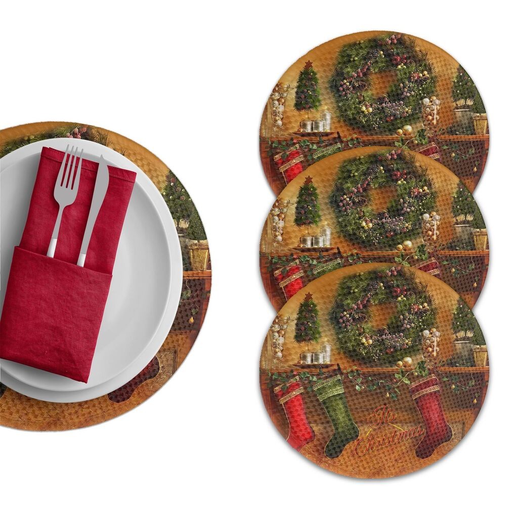 Подлога за маса Hermia 4102Supla, 4 парчиња, шарена