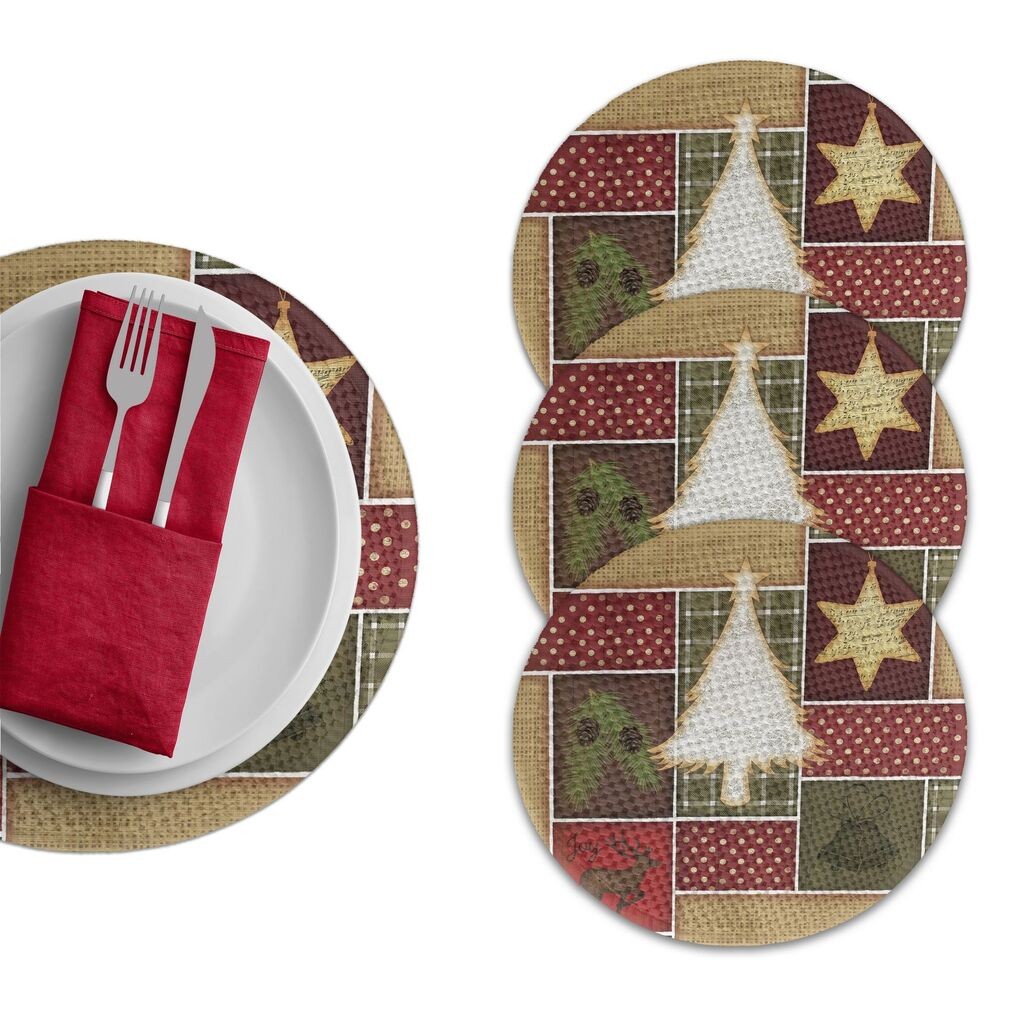 Подлога за маса Hermia 2252 Supla, 4 парчиња, шарени