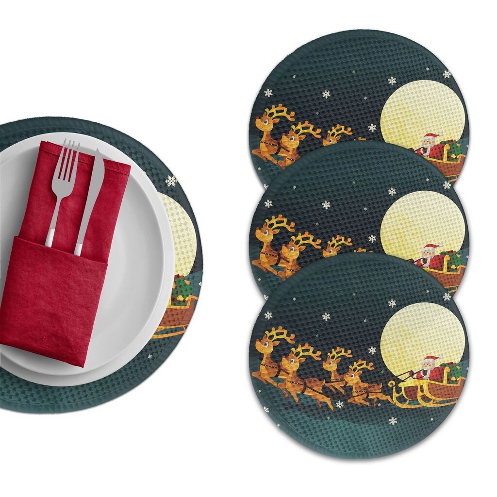 Подлога за маса Hermia 3587Supla, 4 парчиња, шарени