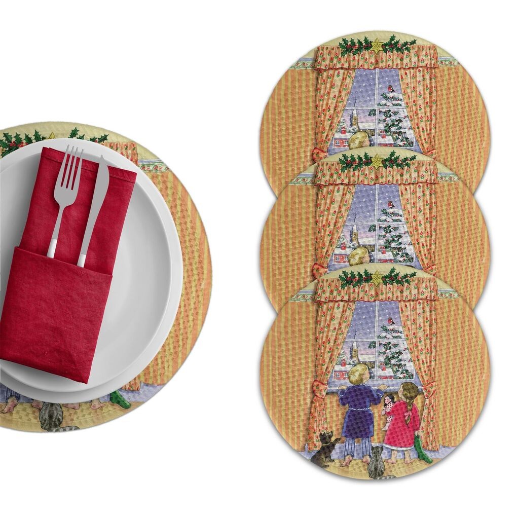 Подлога за маса Hermia 2832 Supla, 4 парчиња, шарени