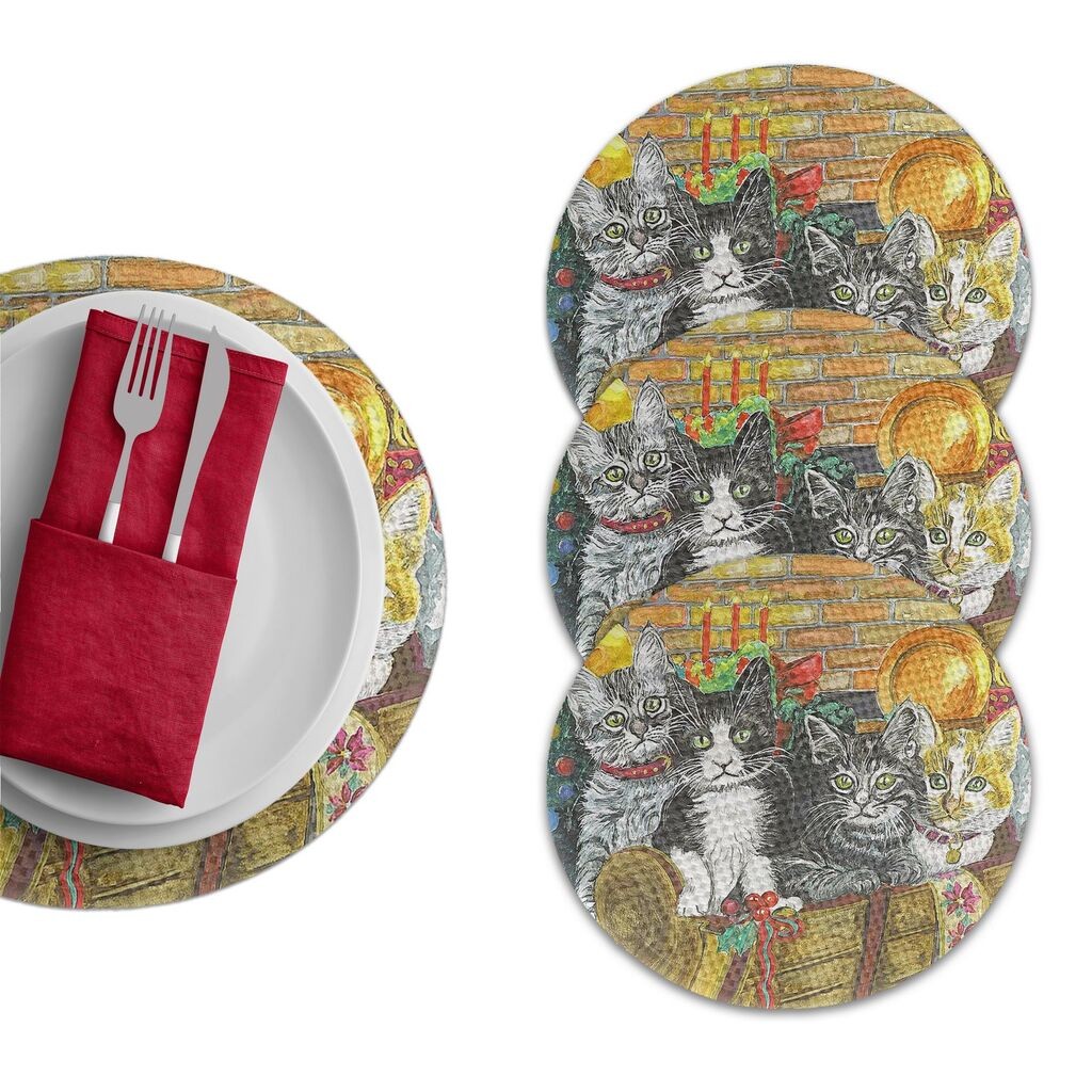 Подлога за маса Hermia 3273 Supla, 4 парчиња, шарени