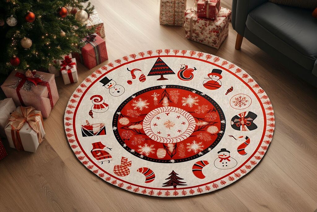 Conceptum Hypnose тепих Crp-Yrlk26-12, 80 x 80cm, Шарена