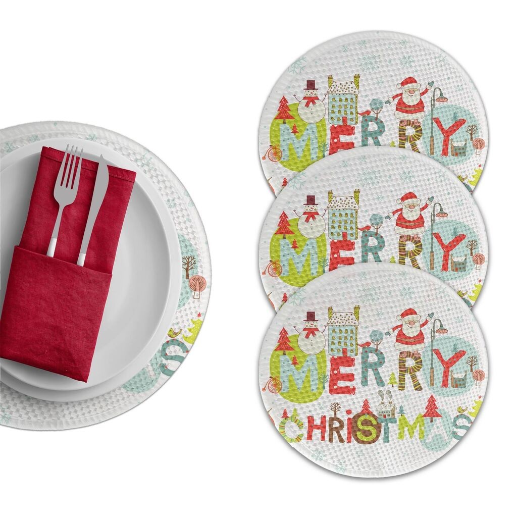 Подлога за маса Hermia 4065 Supla, 4 парчиња, шарена