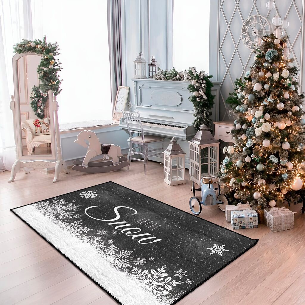 Тепих Conceptum Hypnose Woobtny0332, 200 x 300 см, црно-бел