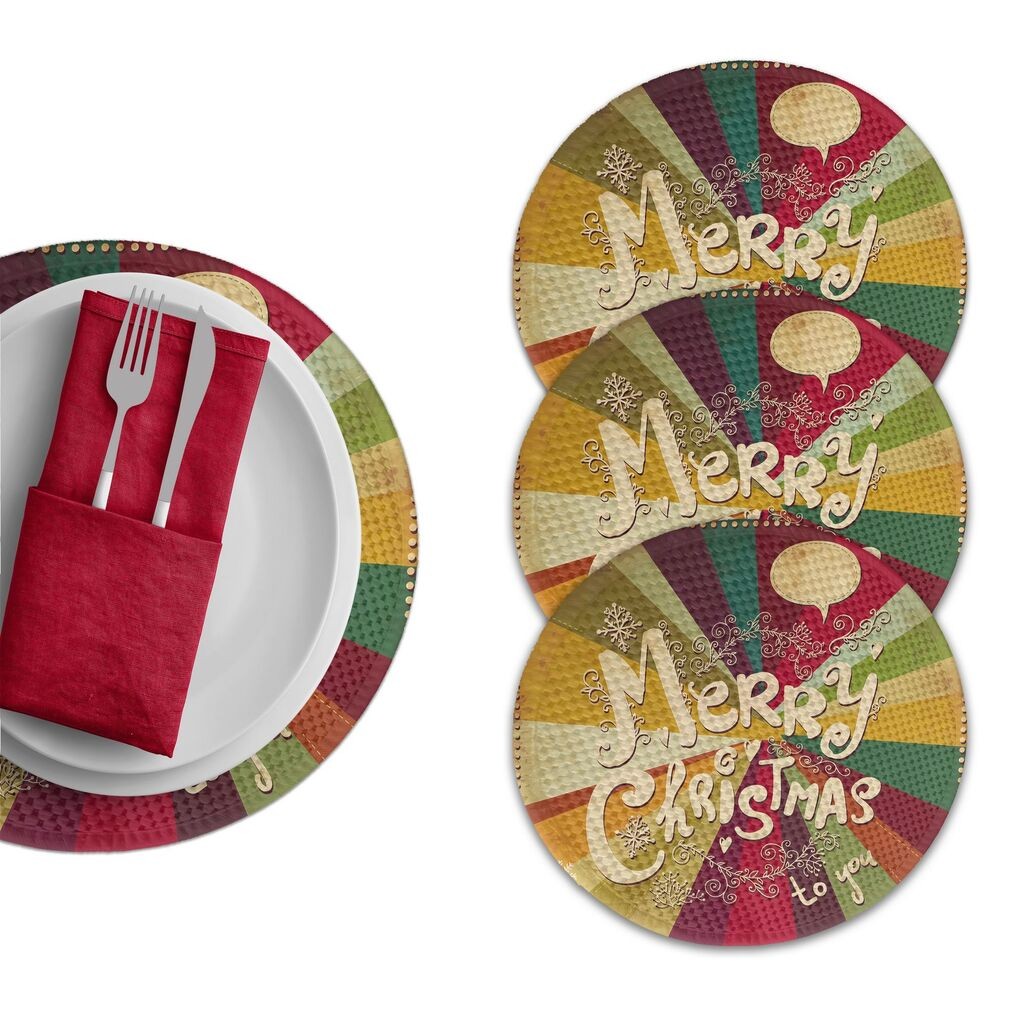 Подлога за маса Hermia 4379 Supla, 4 парчиња, шарена