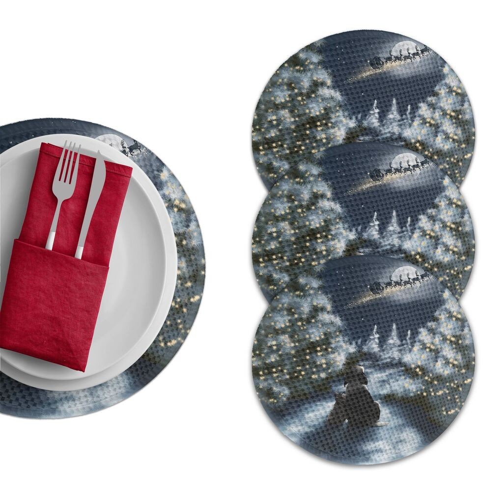 Подлога за маса Hermia 3723 Supla, 4 парчиња, шарени