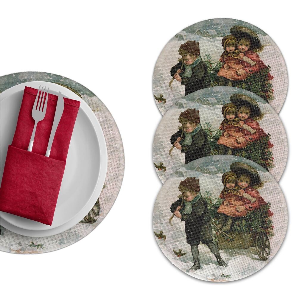 Подлога за маса Hermia 3389 Supla, 4 парчиња, шарени