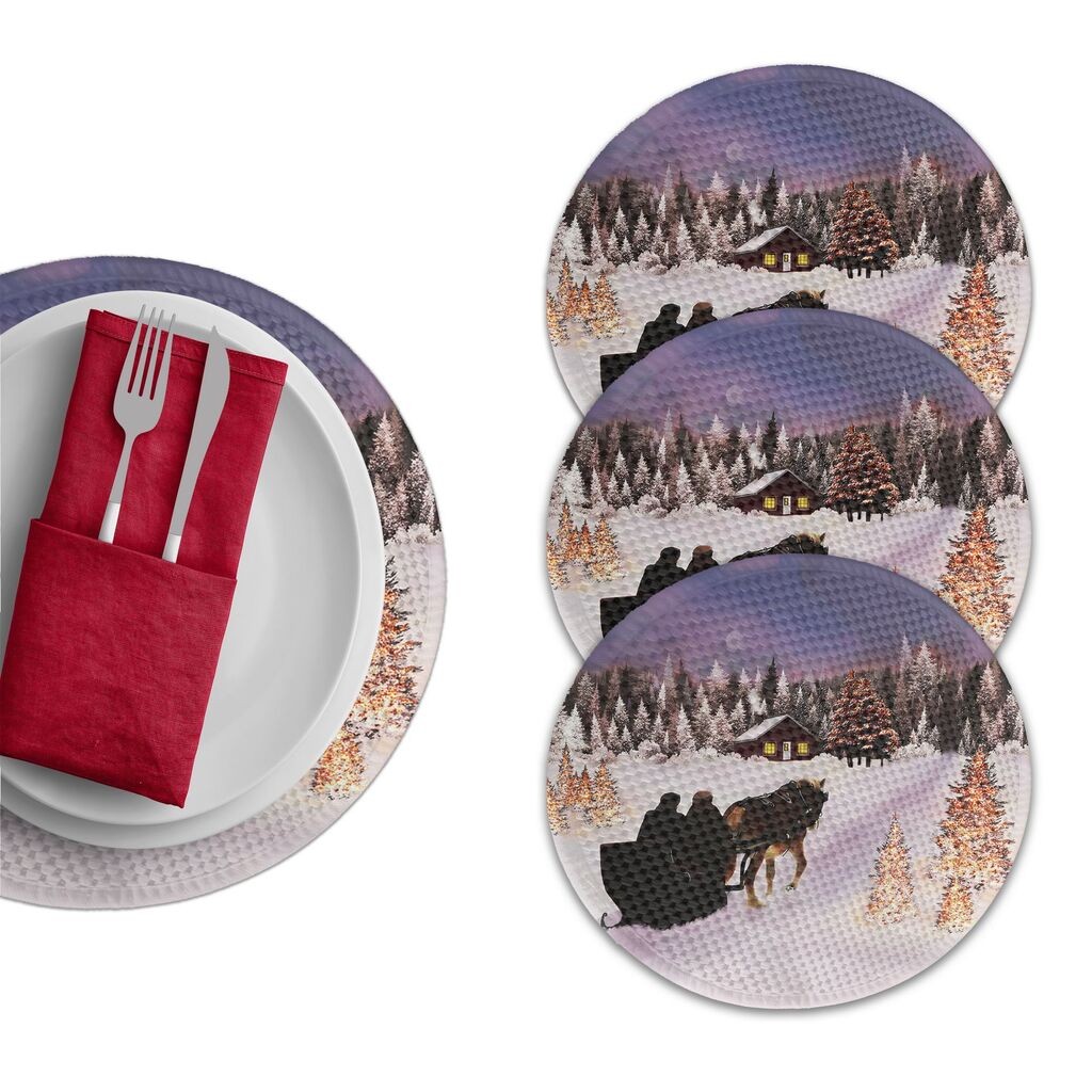 Подлога за маса Hermia 4171 Supla, 4 парчиња, шарени