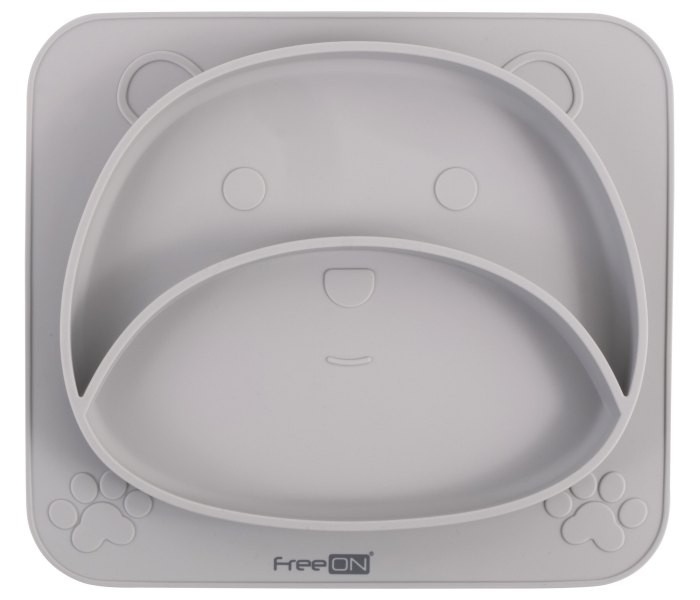 FreeON Силиконско Тањирче сиво