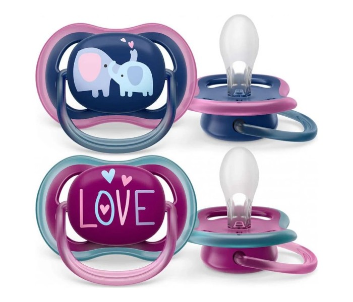 PHILIPS AVENT Цуцла лажливка 18м+ женска ,0% ВРА, 2/1