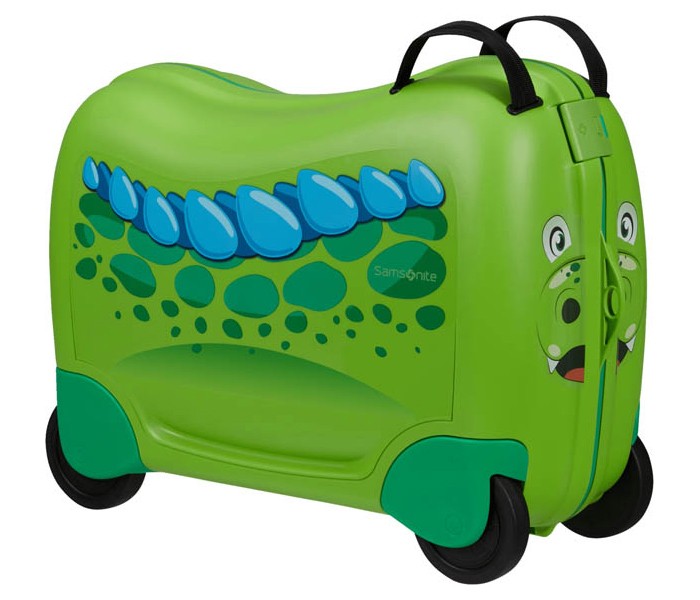 Samsonite Suitcase Dream2go возење на диносаурус, Грин