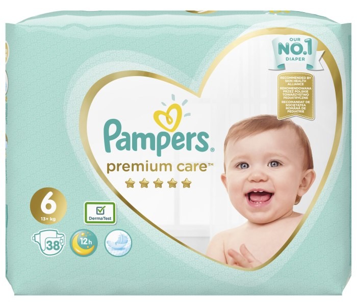 PAMPERS Premium Care Пелени 6 13+ kg 38/1