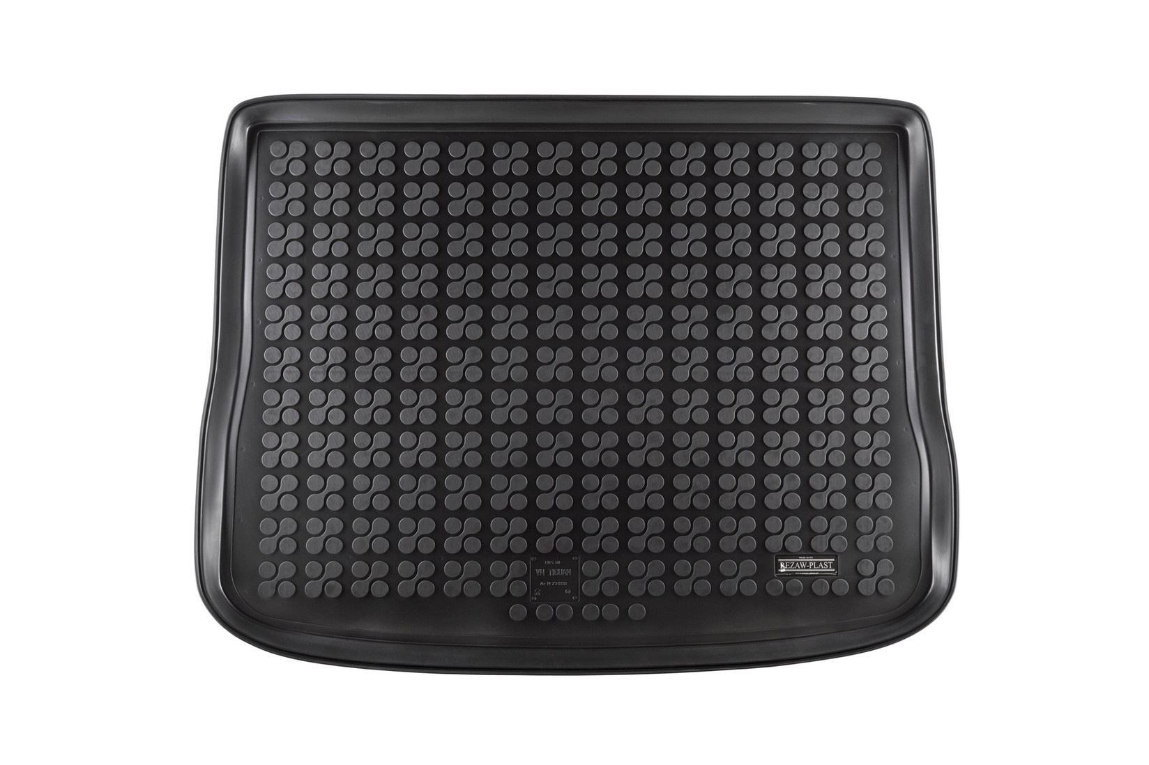 REZAW-PLAST Гумена Патосница за багажник за VW Tiguan I 5 места 2007-2017 со стандартна резервна гума