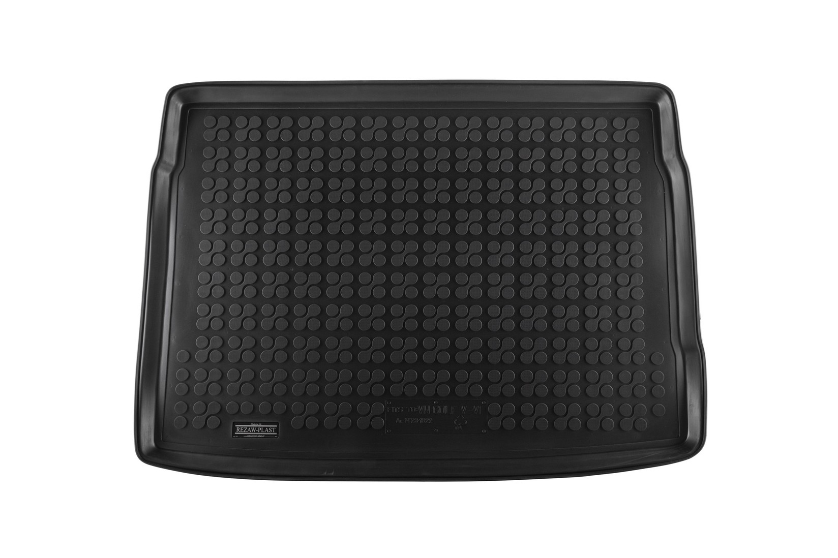 REZAW-PLAST Гумена Патосница за багажник за VW Golf V 2003-2008/Golf VI хечбек со стандартна резервна гума 2008-2012