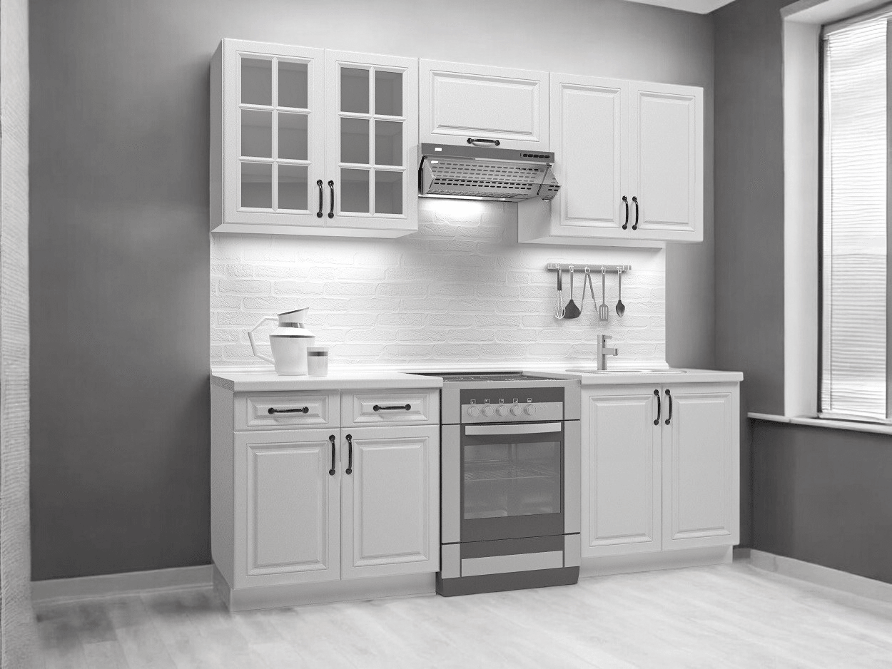 МЕБЕЛ ВИ Кујна блок михаела 220 бела