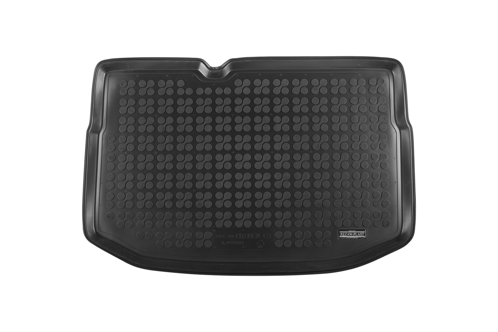 REZAW-PLAST Гумена Патосница за багажник за Citroen C3 по 2009 година со стандартна резервна гума