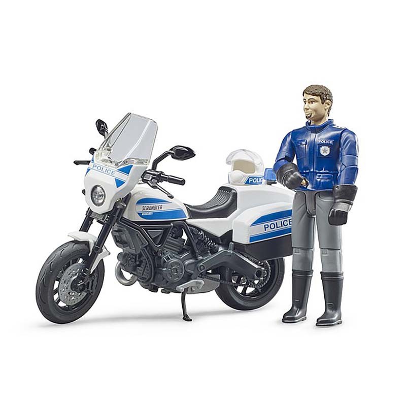 BRUDER Bworld Scrambler Ducati Мотоцикл со Фигура (3+)