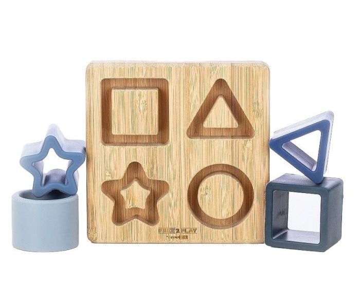 FREE2PLAY Форми на дрвена подлога, сини