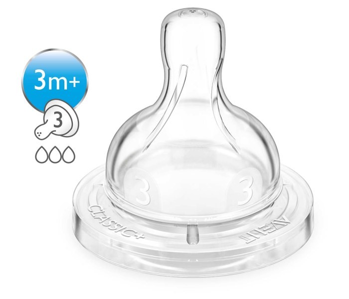 AVENT Цуцла Класичен Среден Проток 3+ 0887