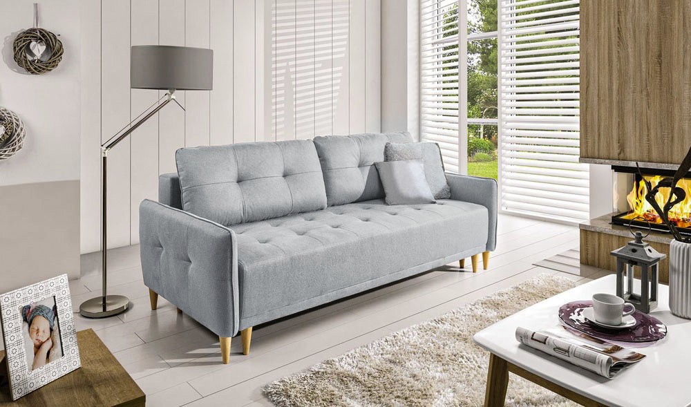 МЕБЕЛ ВИ Тросед мика серија сива