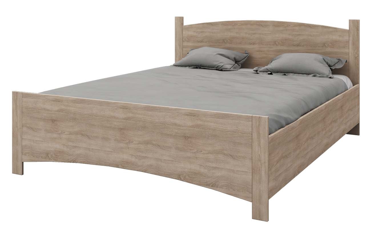 Кревет City 7025, 160×200 см – Темна Сонома, ПДЧ 16 мм, Без Душек сити 2012