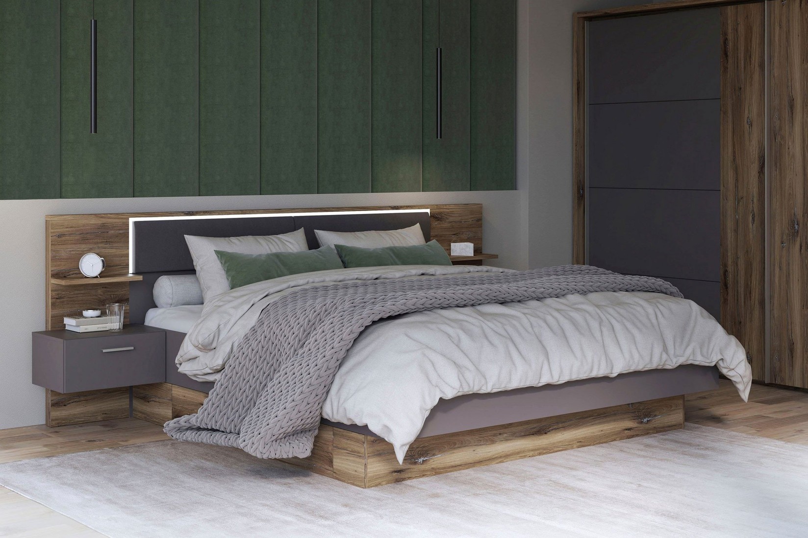 МЕБЕЛ ВИ Лежај вест вали со наткасни