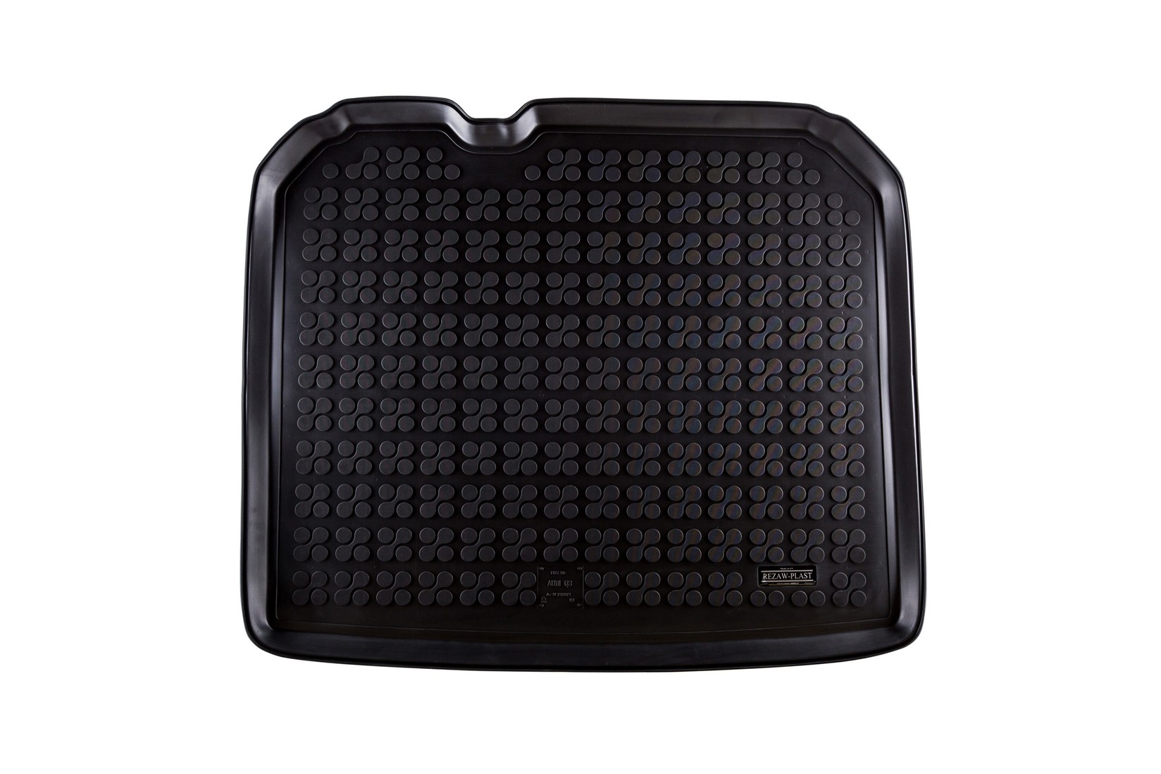 REZAW-PLAST Гумена Патосница за багажник за Audi Q3 за багажник со комплет инструменти по 2011 година