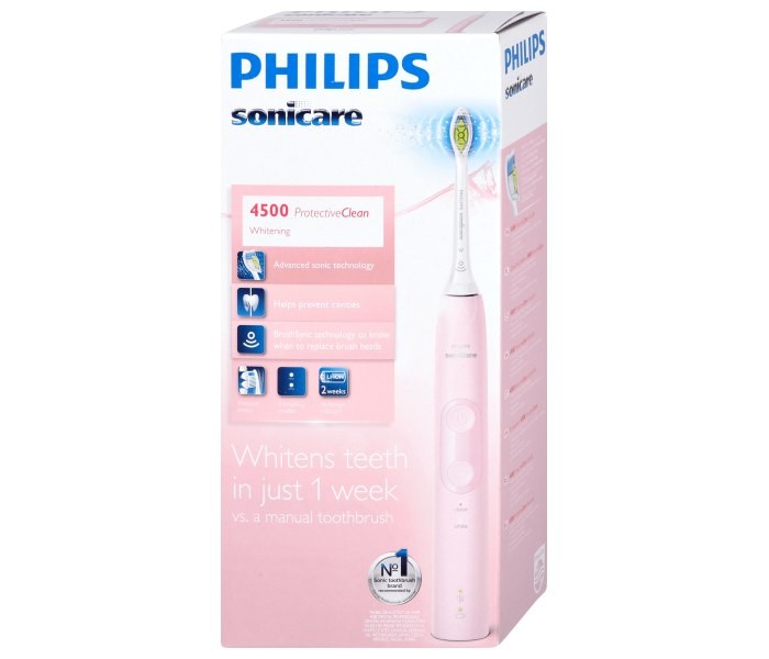 PHILIPS Електрична четка за заби Sonicare ProtectiveClean 4500 розова HX6836/24
