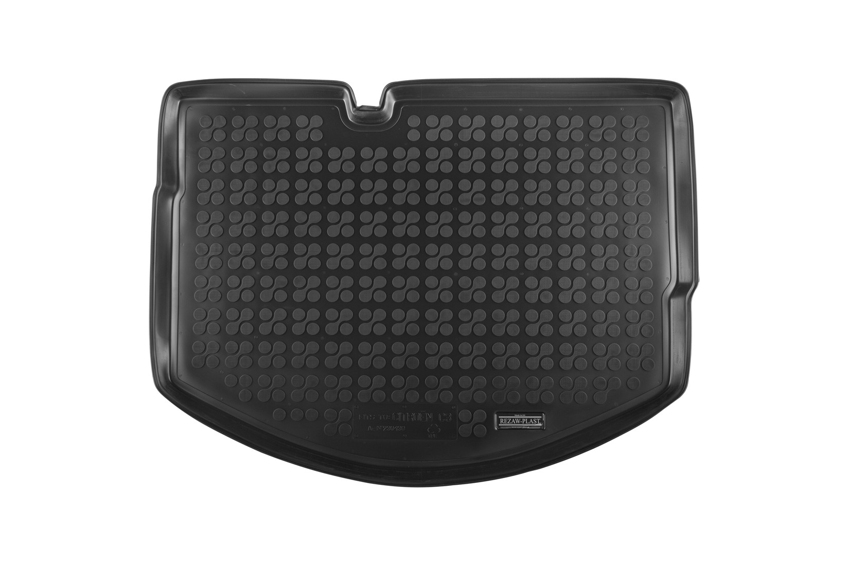 REZAW-PLAST Гумена Патосница за багажник за Citroen C3 по 2009 година со мала резервна гума